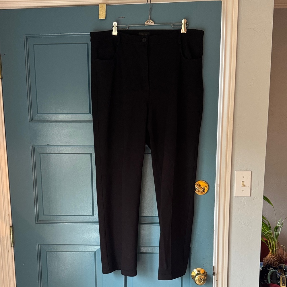 HALOGEN BLACK TROUSERS